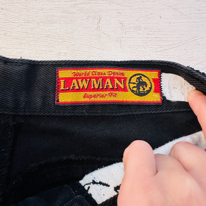 90'S VINTAGE LAWMAN SLIM JEANS // WAIST SIZE 26