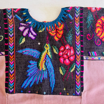 VINTAGE OAXACAN HUIPIL BLOUSE // SIZE SMALL