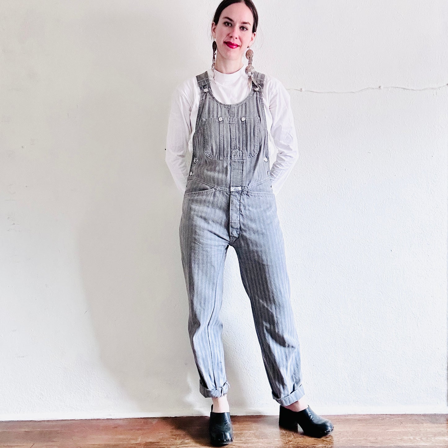 80S VINTAGE GIRBAUD OVERALLS JUMPSUIT // SIZE SMALL