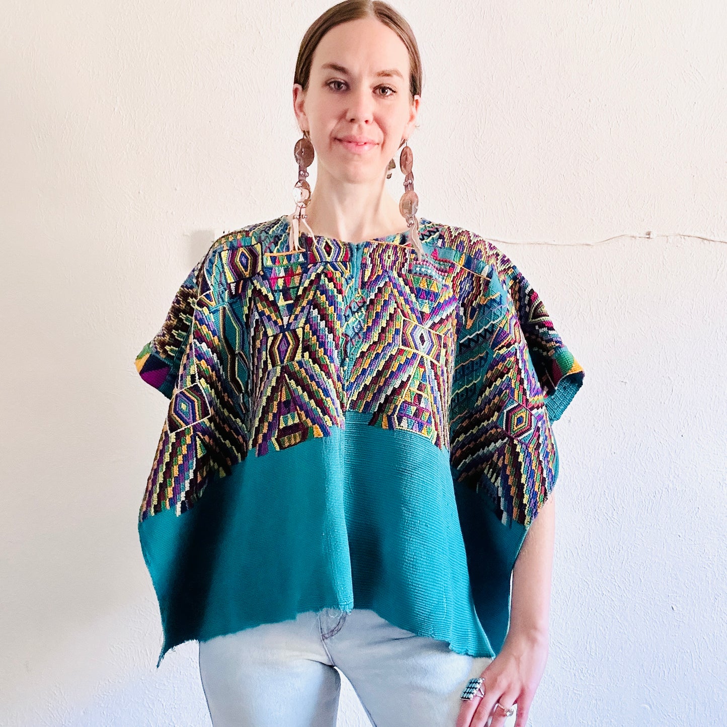 VINTAGE OAXACAN HUIPIL BLOUSE // ONE SIZE