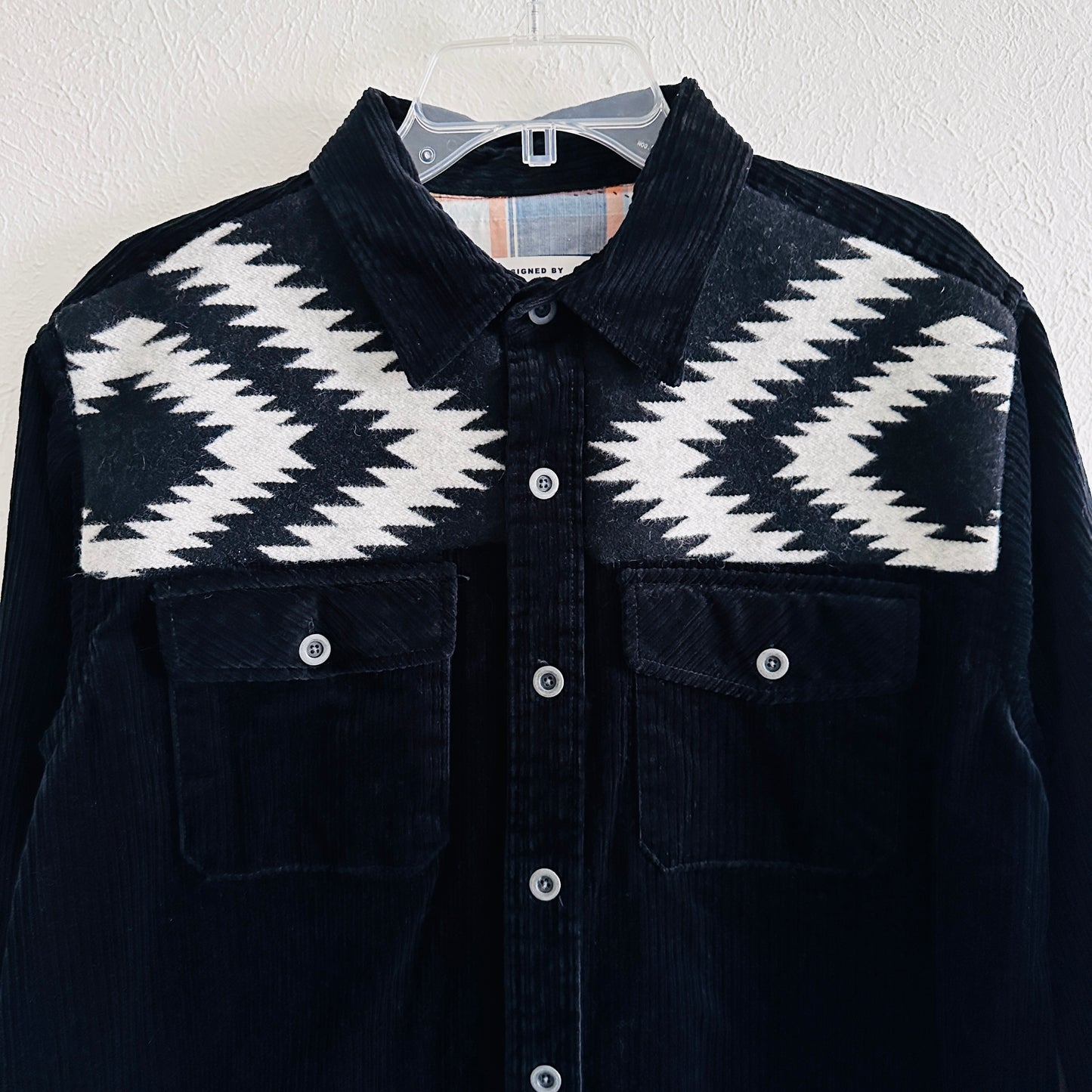 SDCV ORIGINAL PENDLETON WOOL PATCH MENS JACKET // SIZE MEDIUM