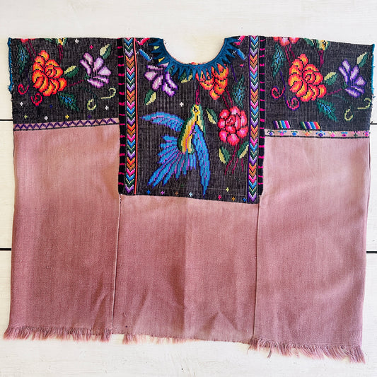 VINTAGE OAXACAN HUIPIL BLOUSE // SIZE SMALL