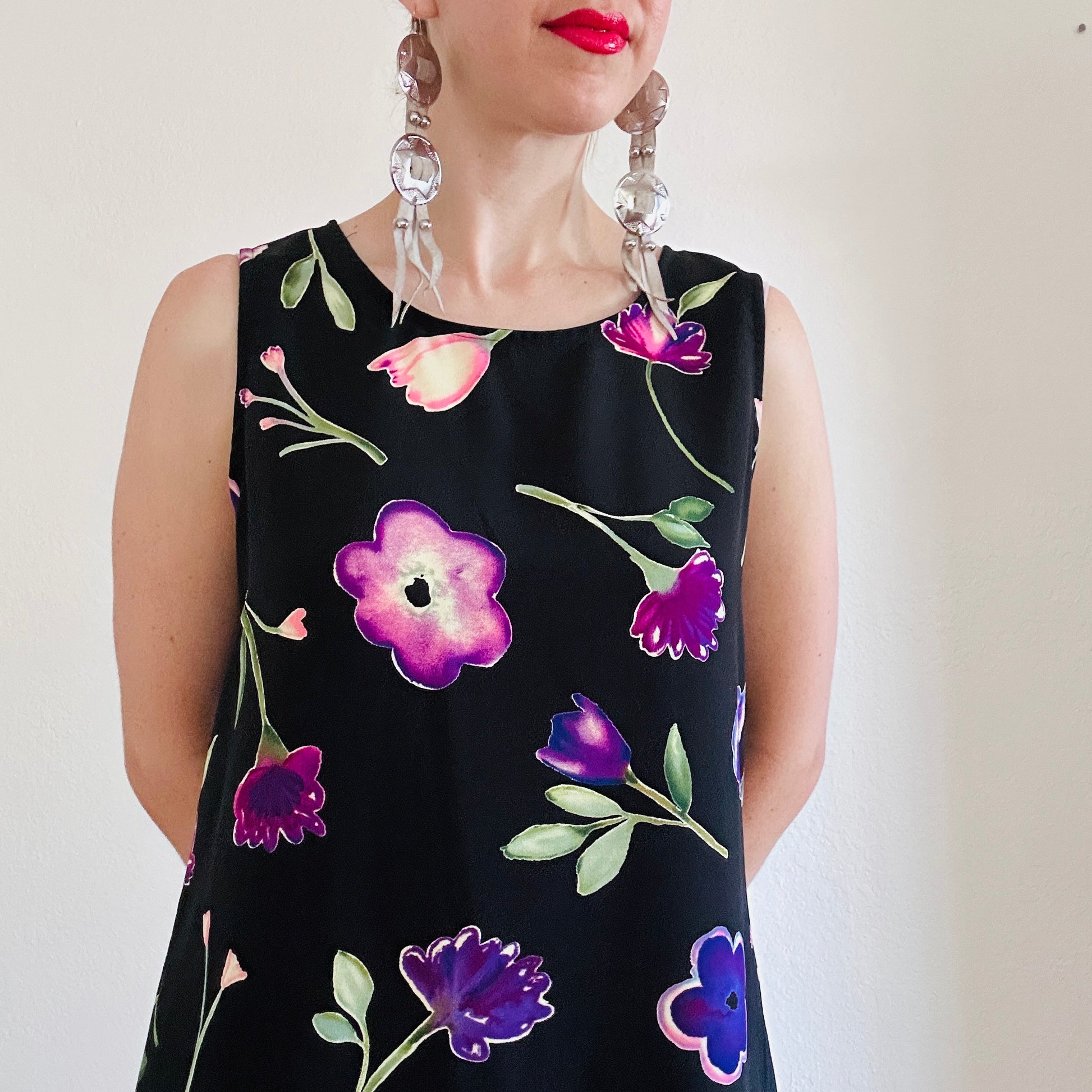 90'S VINTAGE SKATER DRESS // SIZE LARGE SANGRE DE CRISTO VINTAGE 90'S VINTAGE SKATER DRESS // SIZE LARGE SANGRE DE CRISTO VINTAGE