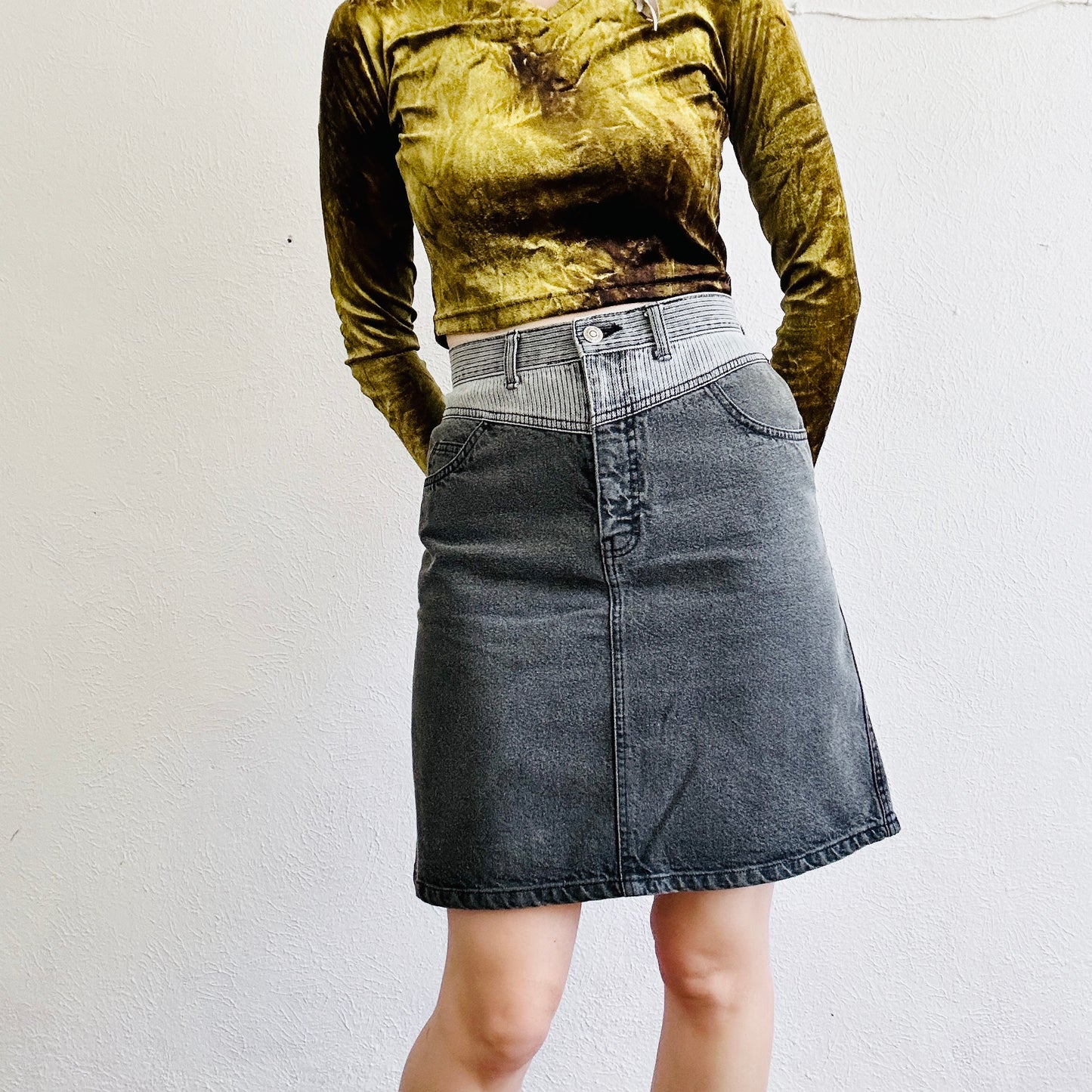 90S VINTAGE WESTERN SKIRT // SIZE SMALL