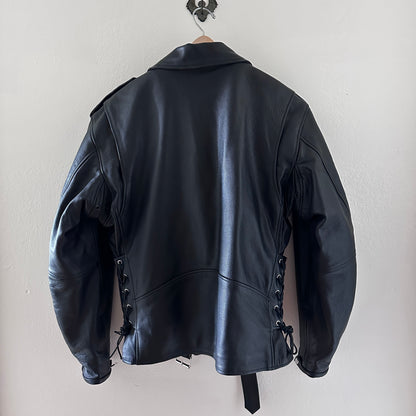 MILWAUKEE LEATHER MENS MOTORCYCLE JACKET // SIZE XLARGE