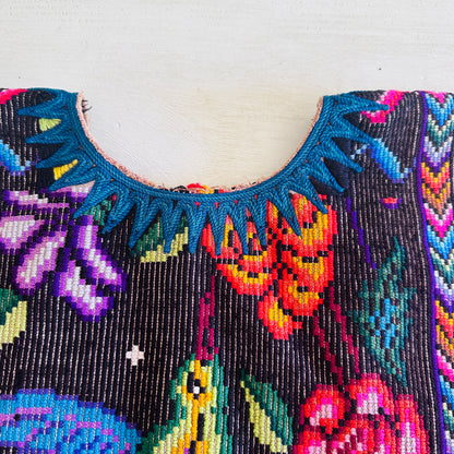 VINTAGE OAXACAN HUIPIL BLOUSE // SIZE SMALL