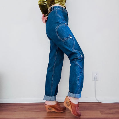 90’S VINTAGE LAWMAN STUDDED JEANS // WAIST SIZE 30