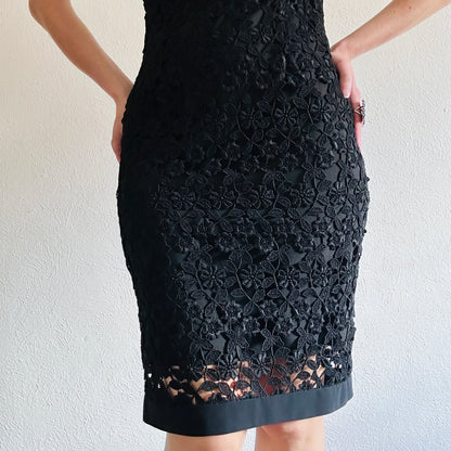 Y2K VINTAGE CHETTA B LACE DRESS // SIZE SMALL