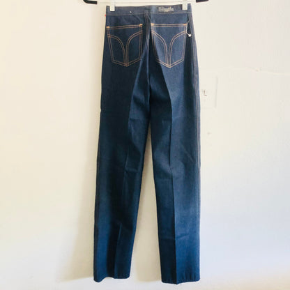 70’s VINTAGE YOUTH GIRLS JEANS // SIZE 24 X 34