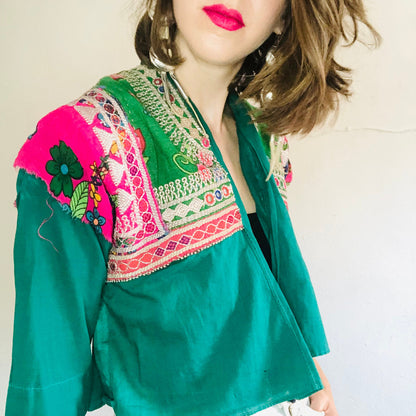 SDCV ORIGINAL AFGHAN CROPPED JACKET // SIZE XSMALL