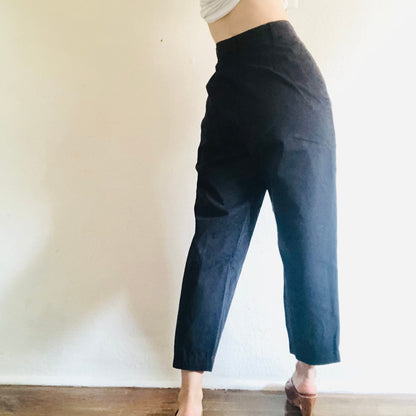 80'S VINTAGE DARK PURPLE PANTS // WAIST SIZE 28