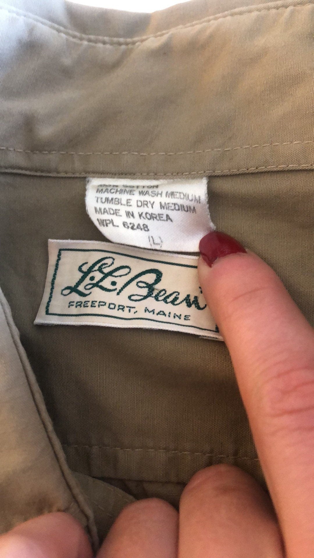 60'S VINTAGE LL BEAN HUNTING JACKET // SIZE LARGE