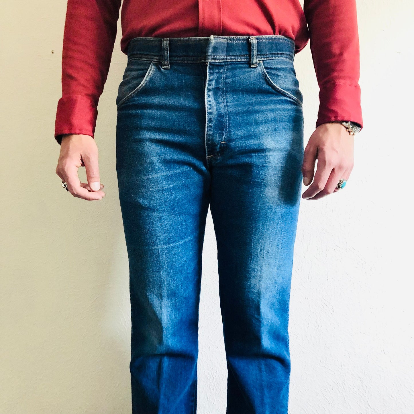 70'S VINTAGE WRANGLER JEANS // SIZE 32x29