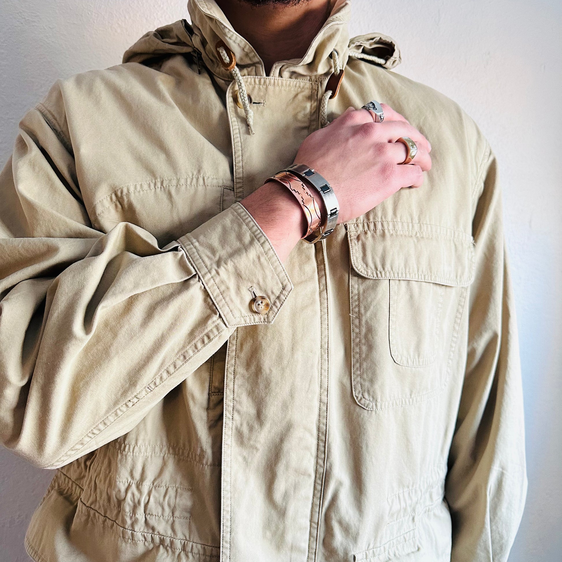 80'S VINTAGE BANANA REPUBLIC HUNTING JACKET // SIZE LARGE