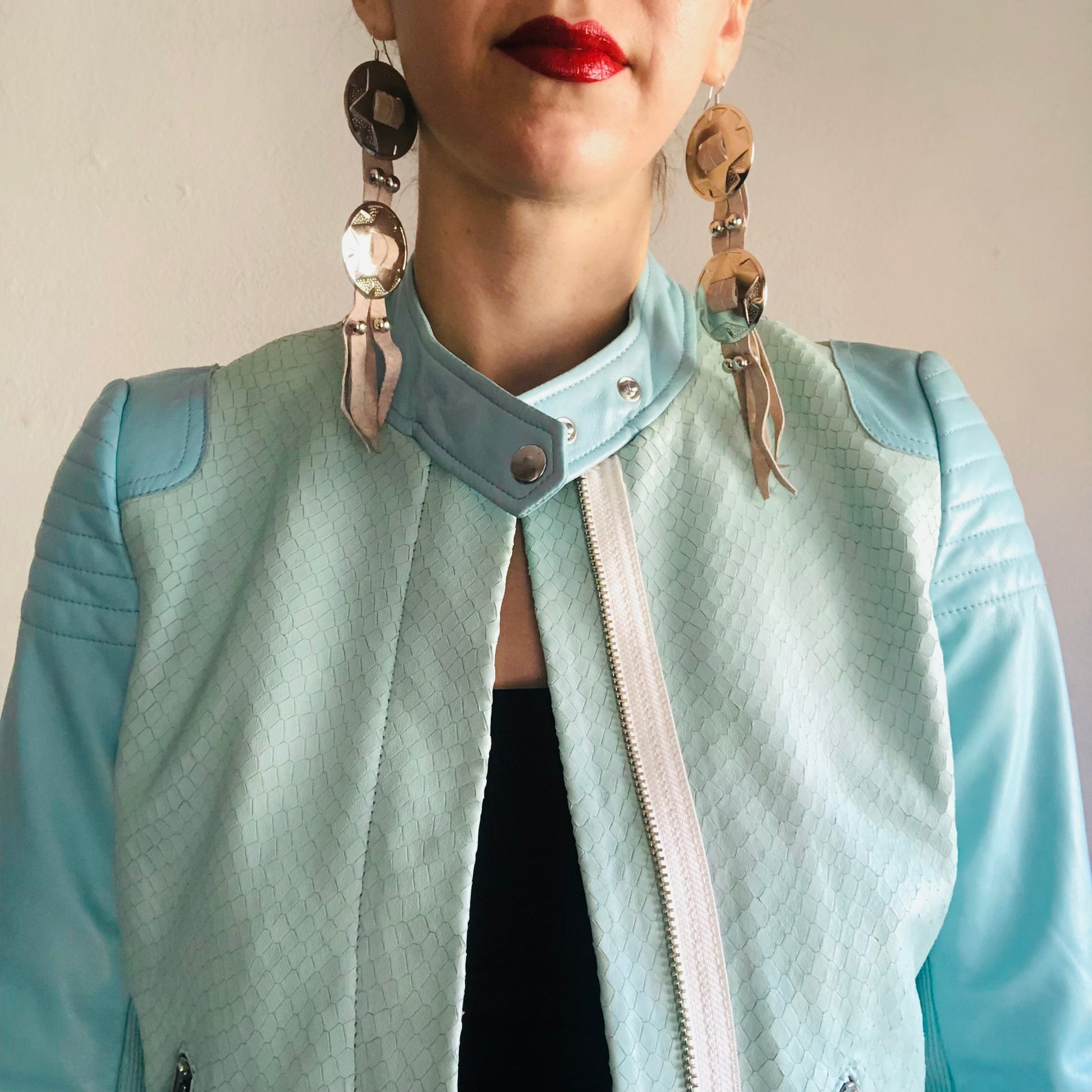 Rebecca taylor leather moto 2025 jacket