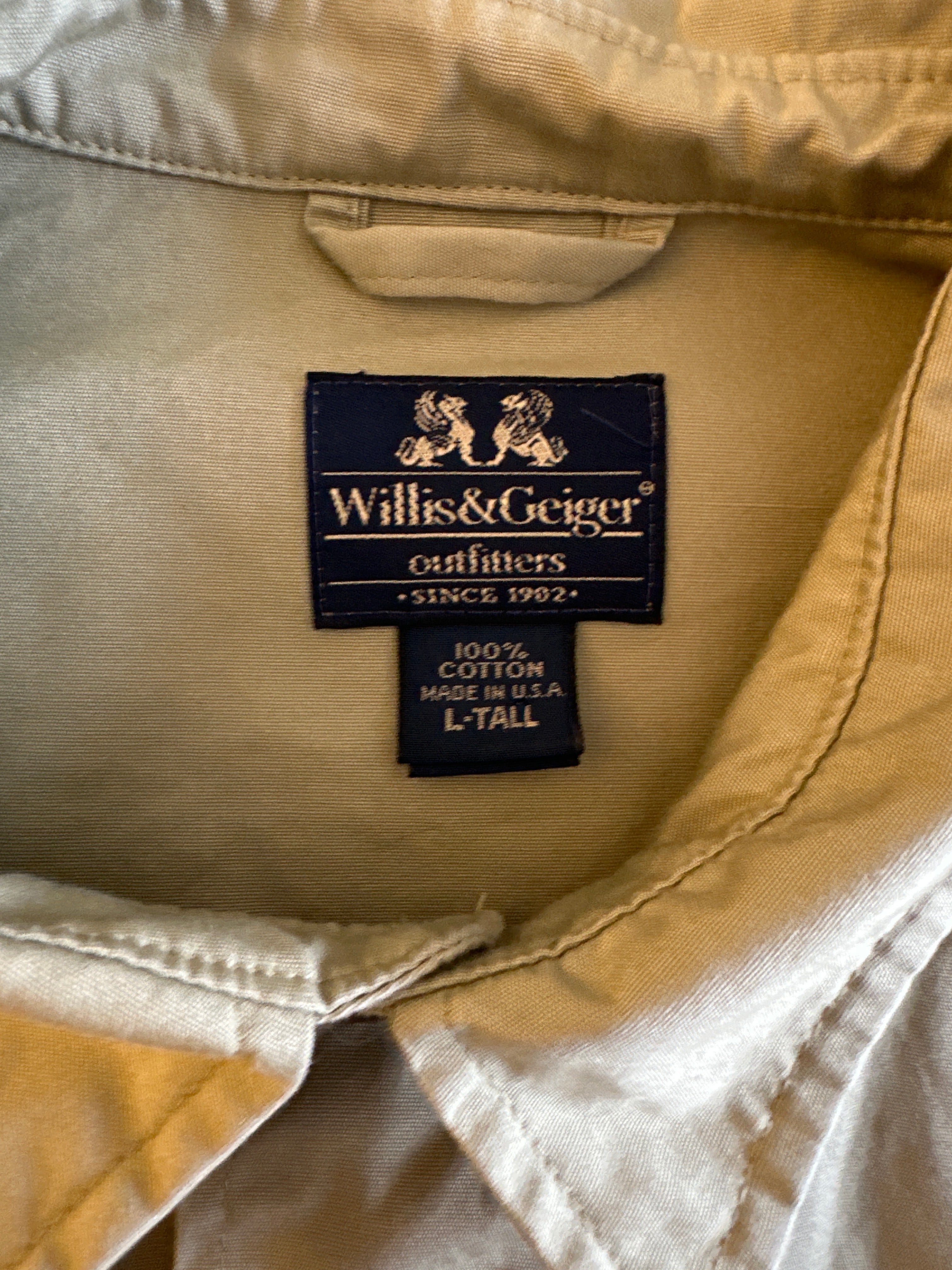 90'S VINTAGE WILLIS AND GEIGER HUNTING JACKET // SIZE XXL